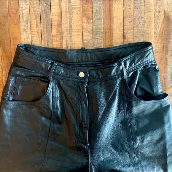 Vintage real leather pants - Picture 4 of 6